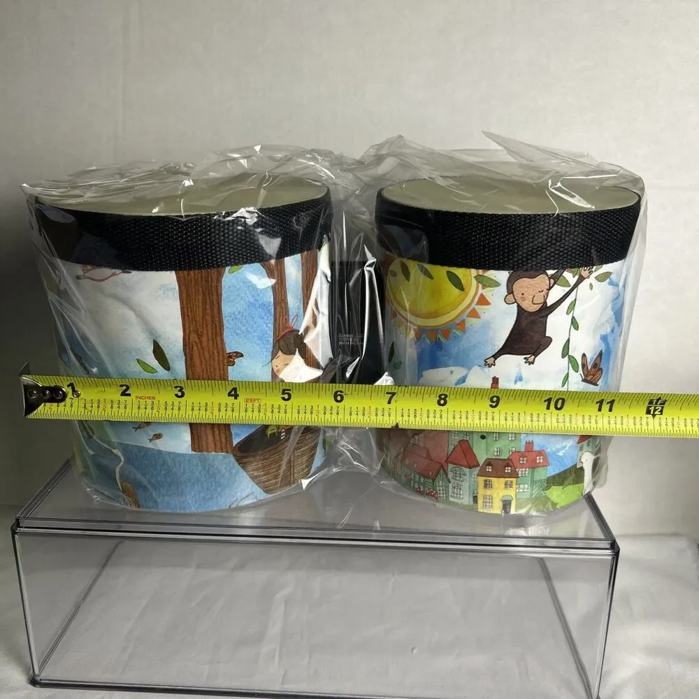 Zumbini Kids Bongos: Baby Toddler Musical Instrument Drums Toy Percussion New